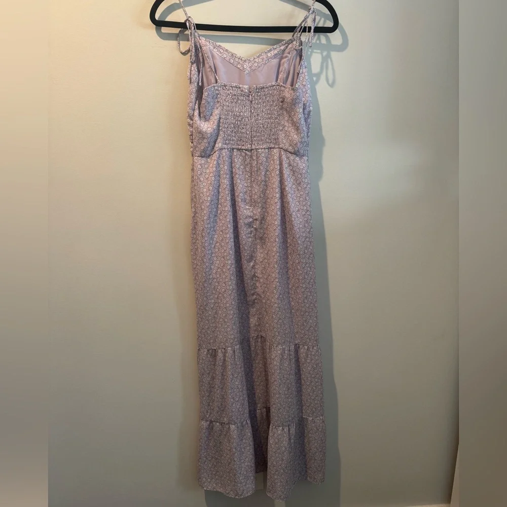 Abercrombie | Purple floral Maxi dress